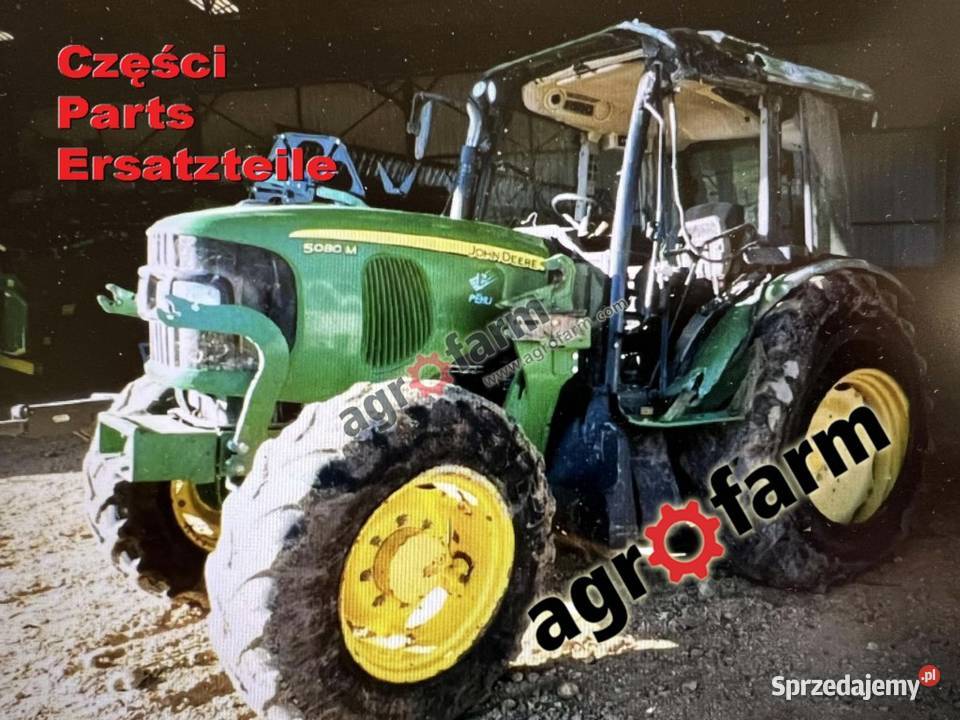 John Deere 5080M części skrzynia biegów silnik Pozostałe dolnośląskie Byków