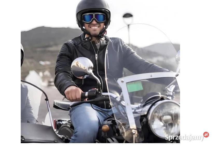 Gogle okulary do motocykla retro chopper bobber Sosnowiec