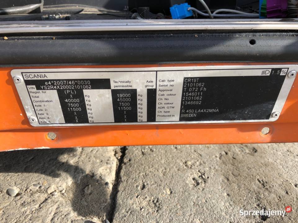 KABINA SCANIA PGRT series CZERWONY NADWOZIA sprzedam