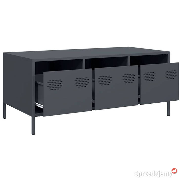 Stolik kawowy antracyt 1015x50x435 stal WM851270 Warszawa sprzedam