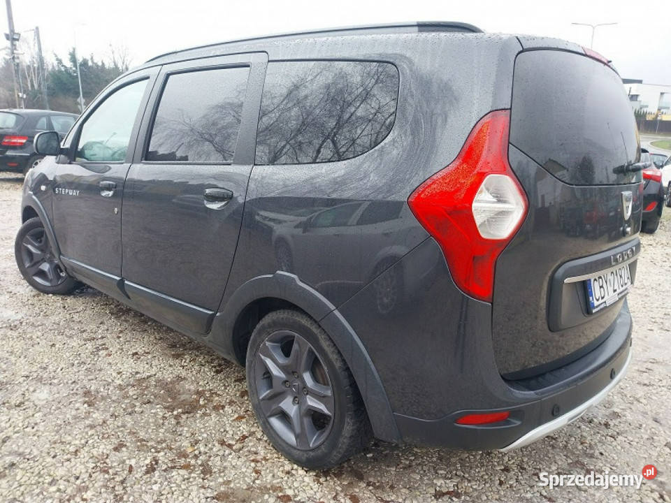 Dacia Lodgy Najbogatsza wersja Skóra Navi relingi dachowe