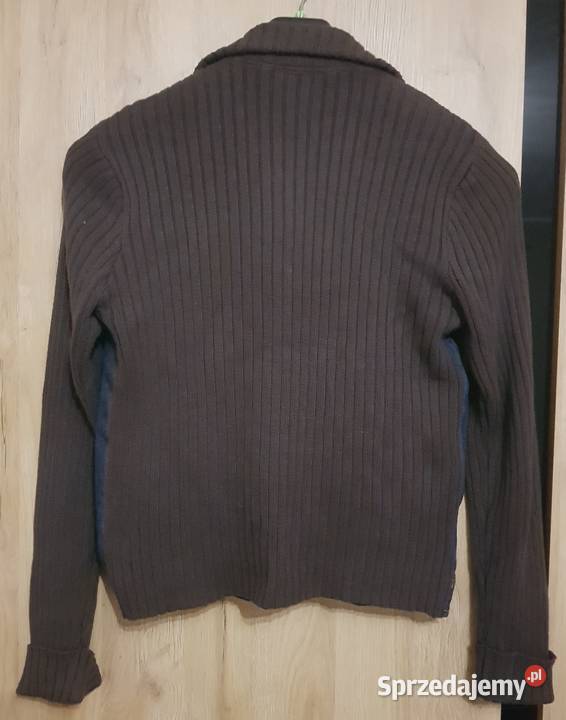 Kurtka Sweter z Jeansową wstawką r L Moda i Styl wielkopolskie Golina