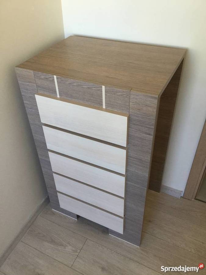Komoda Modern VOX Szary Dąb STAN IDEALNY Nowa pomorskie