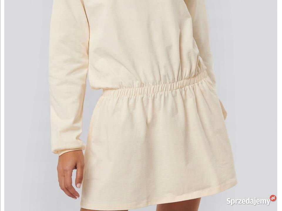 Sukienka Dresowa Mini Damska NA KD S Nowa Nowa Sól