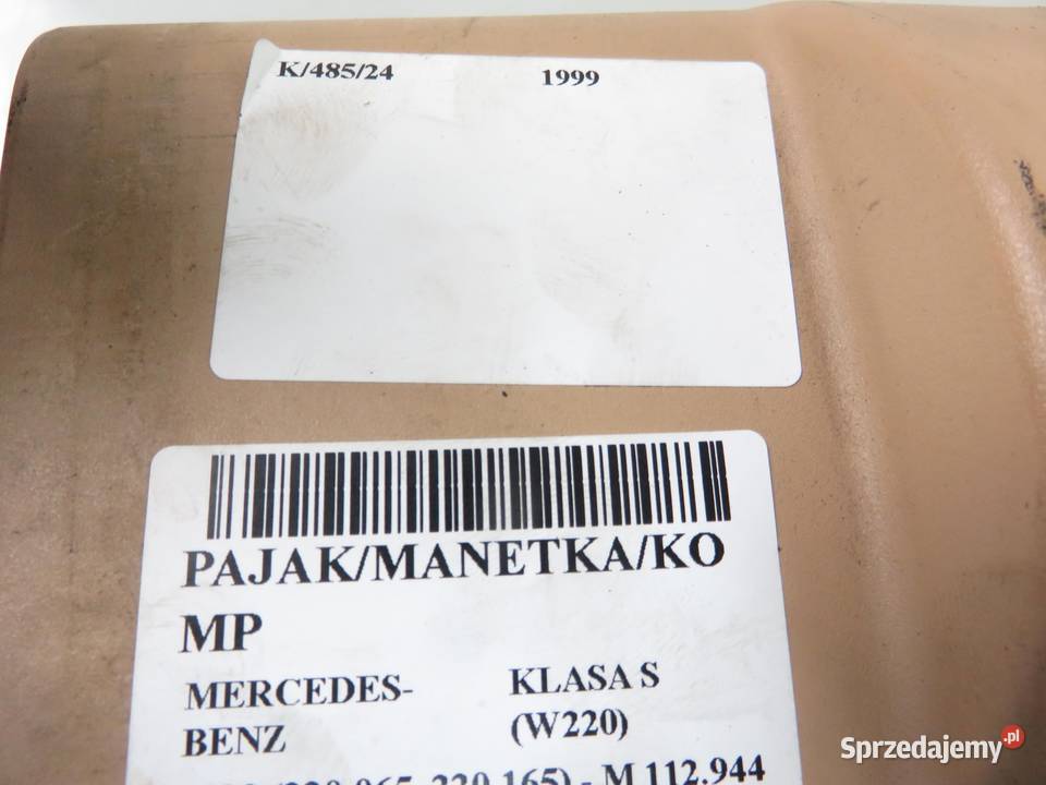 PRZEŁĄCZNIK ZESPOLONY MERCEDES KLASA S W220 osobowe