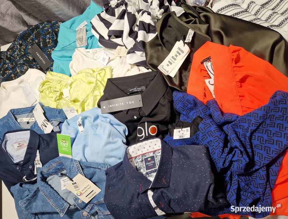 Cream Sorty Sortowana Odzież Pakiet 20 Bez wzoru Nowy Sącz sprzedam