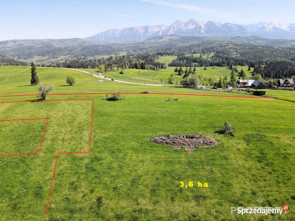 Działka Łapszanka 30600m2 utwardzona małopolskie sprzedam