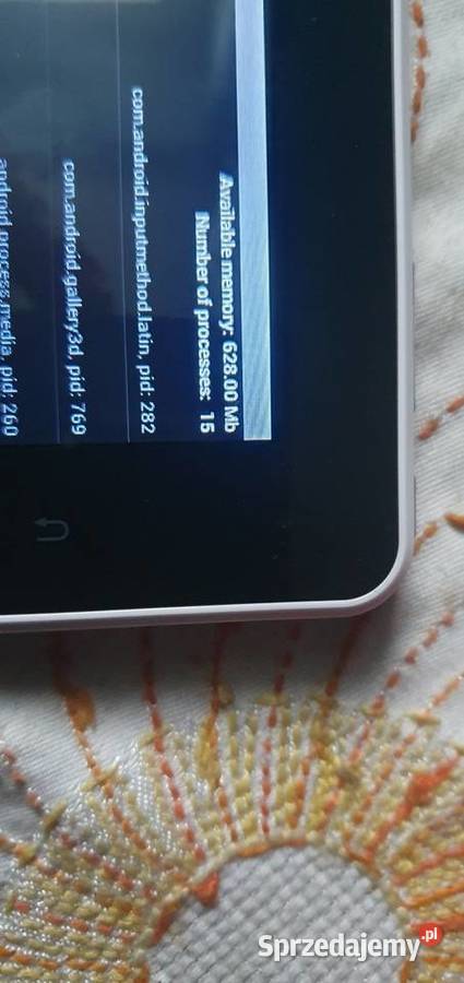 Tablet z grami wifi czytnik kart pamięci aparat Kielce sprzedam