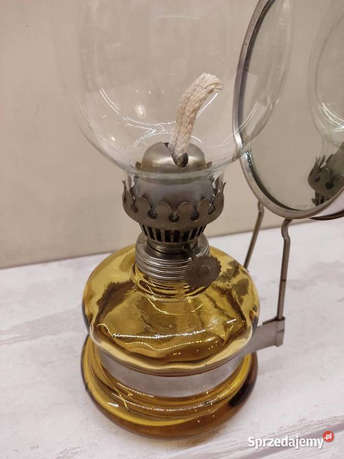 Lampa naftowa kolor bursztyn Głuchołazy