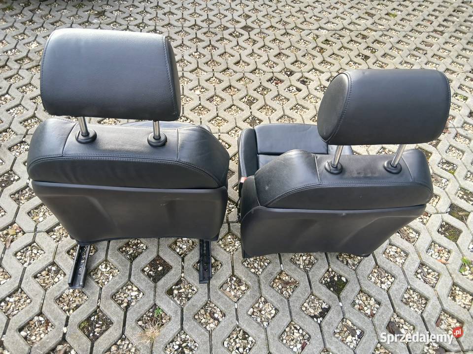 Audi A6 C6 Fotele skóra czarna przód Rybnik Szczerbice sprzedam
