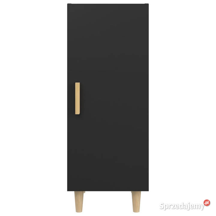 Szafka czarna 345x34x90 materiał drewnopochodny