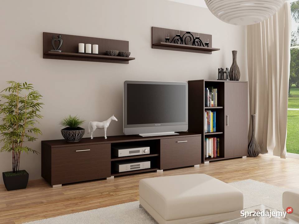 Meble do salonu kawalerki Niska Meblościanka Łódź sprzedam