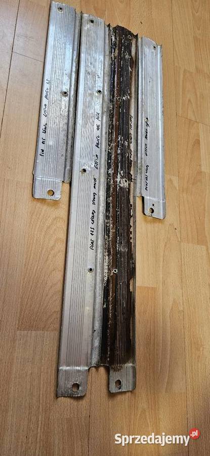 KompletOryginalne aluminiowe listwy progowe Fiat Barlinek sprzedam