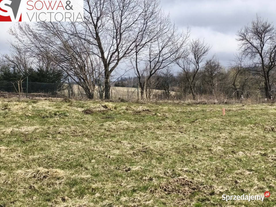 Widokowa działka budowlana wszystkie media Boguszów-Gorce