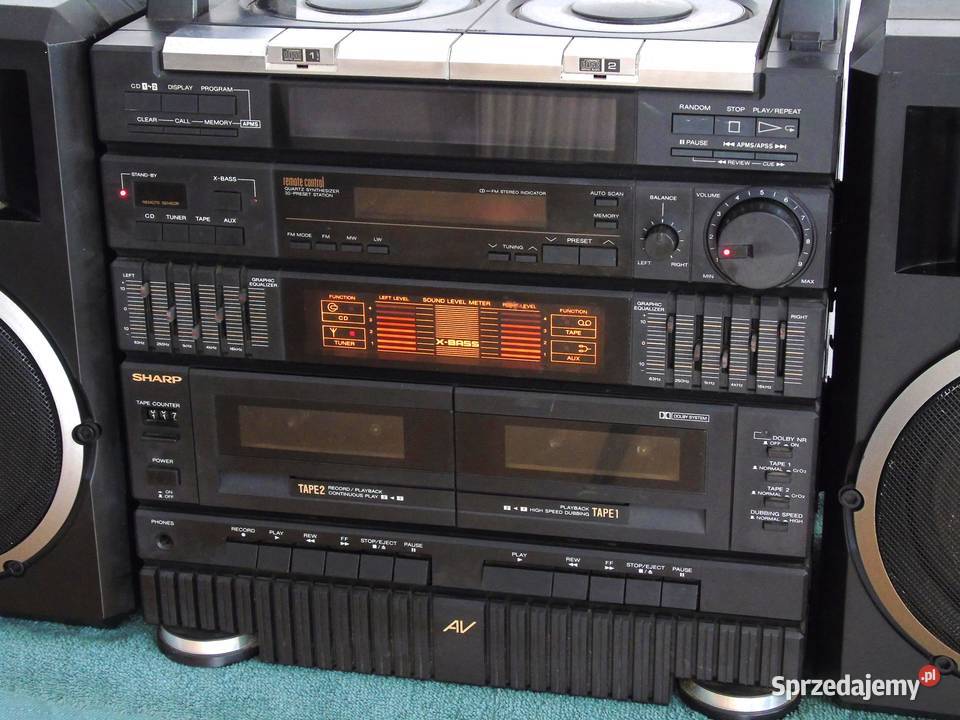 Wieża Sharp CDX200AV świetny dźwięk Vintage Jasło sprzedam