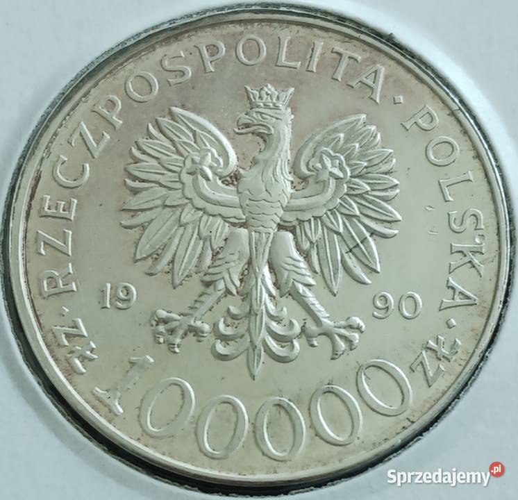100 000 Solidarność 1990 r 4 typ A
