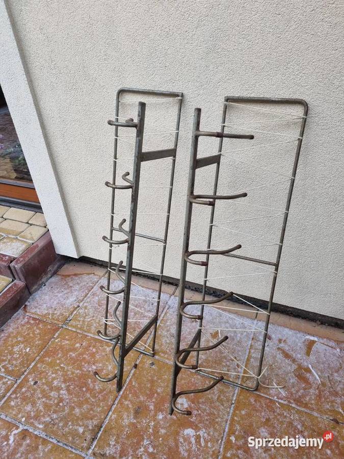 Wieszaki 2 sztuki metalowe z okresu PRL z lubelskie Lublin