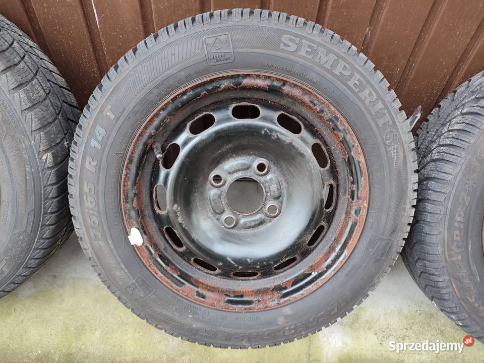 Felgi Stalowe 14 Ford Fiesta MK7 Opona Zima Piętno