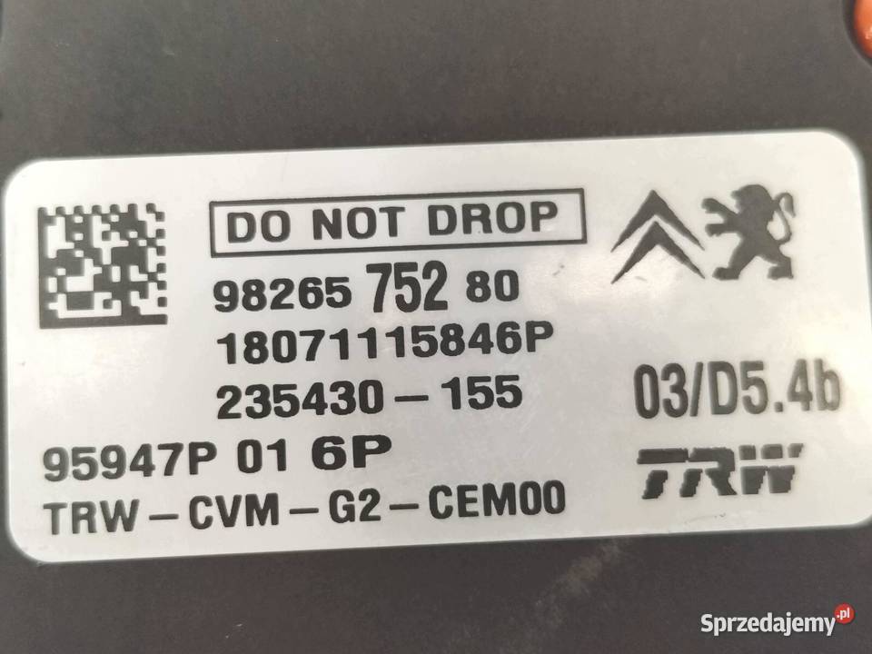KAMERA PRZÓD ASYSTENT PASA 9826575280 Citroen C3 świętokrzyskie