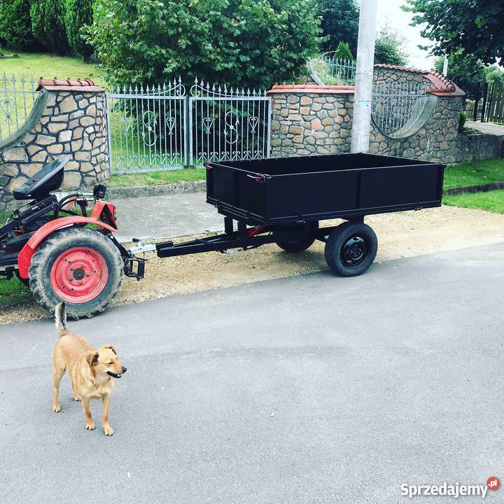 Przyczepa ogrodowa płaskie dno kiprowana nieuszkodzony Olkusz