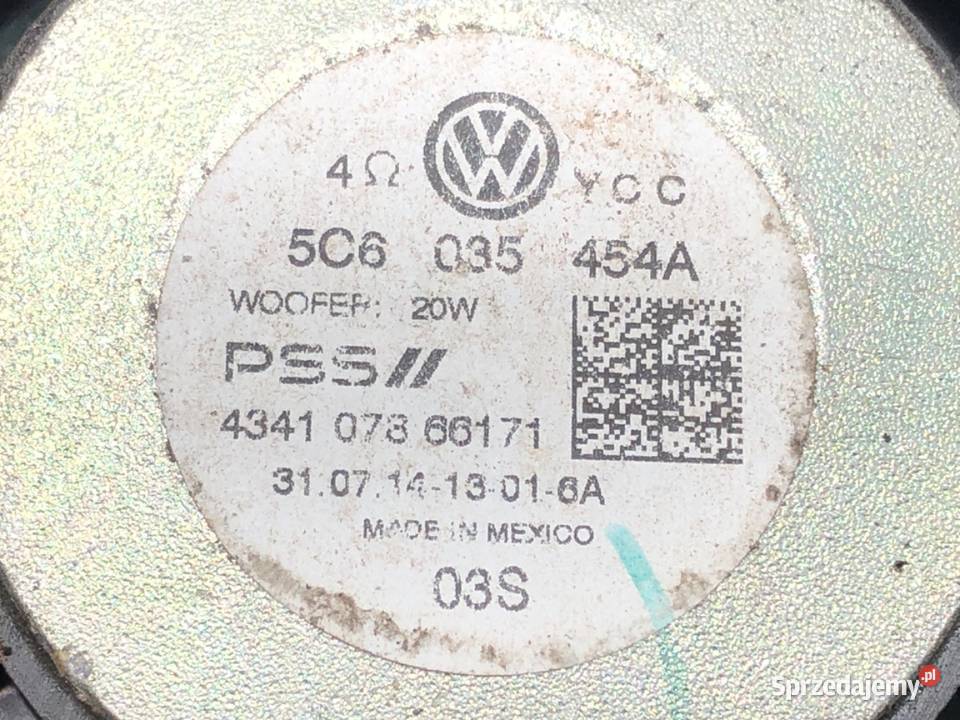 GŁOŚNIKI KOMPLET VW PASSAT B7 5C6035454A