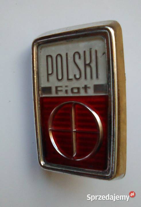 Plakietka Fiata Polskiego FSO 125 chrom Łódź