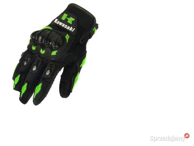 Rękawice motocyklowe Kawasaki XL 9 Nowe enduro Szczerbice sprzedam