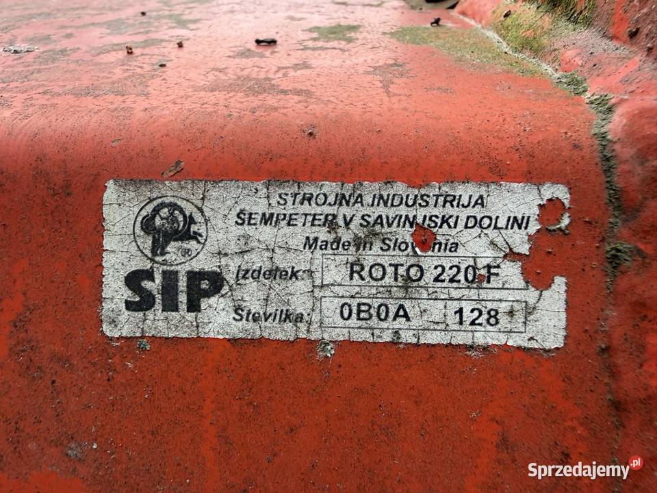 Kosiarka czołowa SIP Roto 220F Rotacyjne Mikołajowice