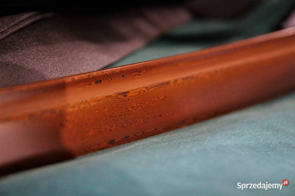 Full Tang Blade samuraj Katana Damast stal Militaria podlaskie Sokółka