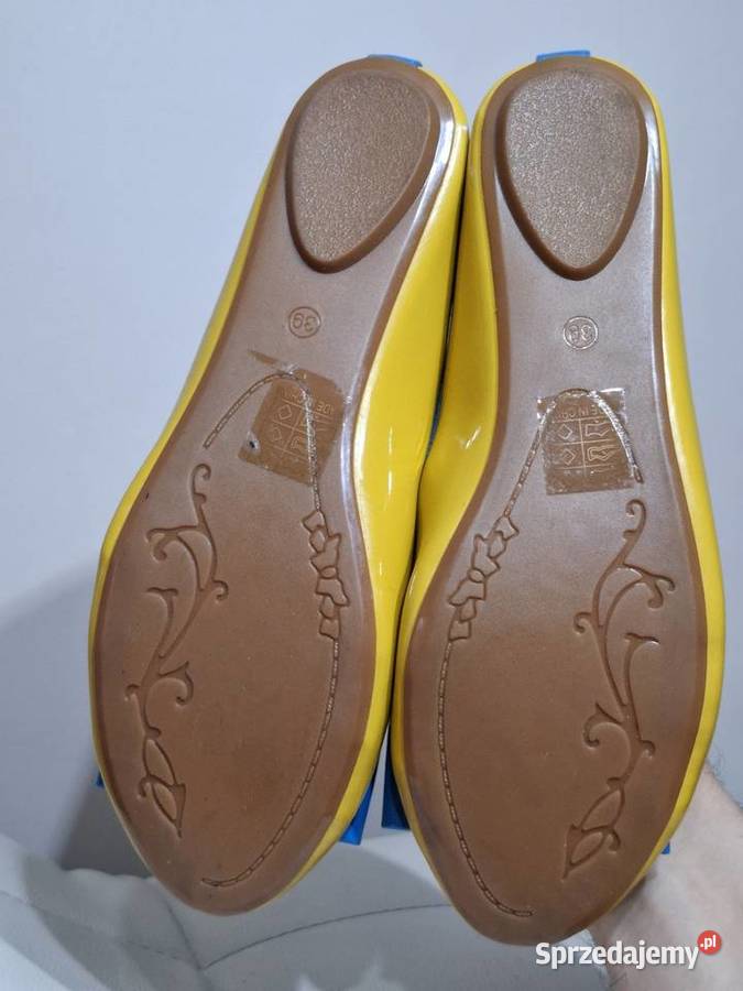 Baleriny 39 Metalika baletki buty damskie 24.5cm Kraków sprzedam