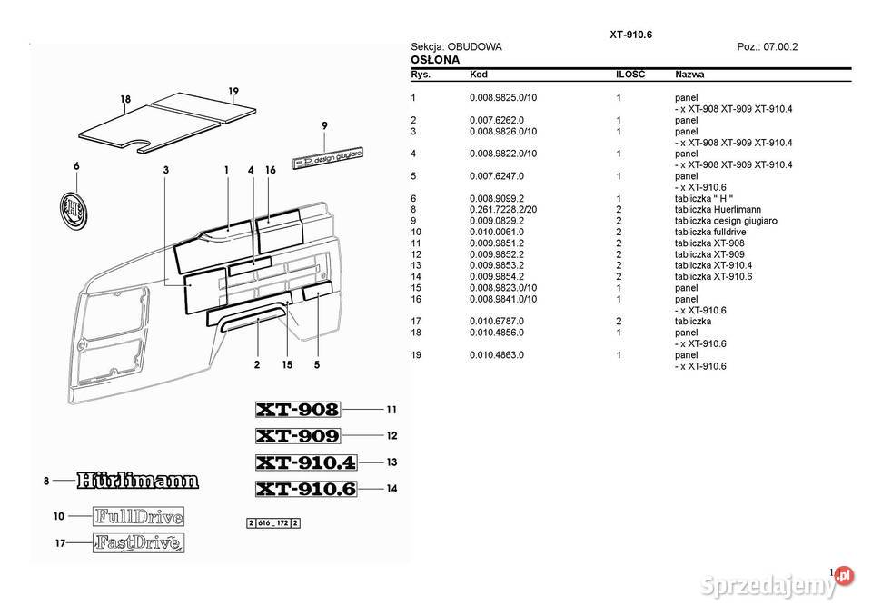 Instrukcja obsługi Hurlimann XT 85 95 105 110 Szamotuły