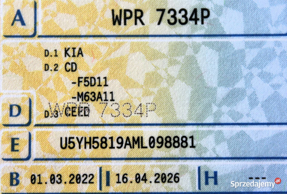 Kia Ceed SalonPL Gwarancja Fabryczna FV23 wspomaganie kierownicy Sokołów sprzedam