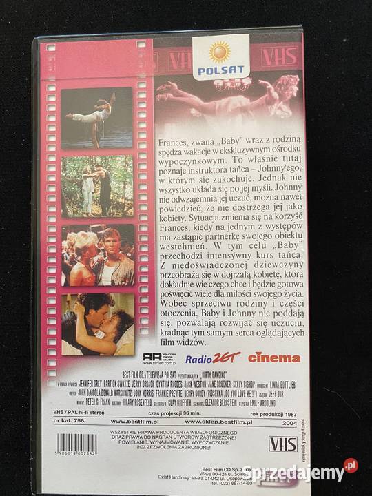 Dirty Dancingfilm na kasecie VHS lubelskie Lublin