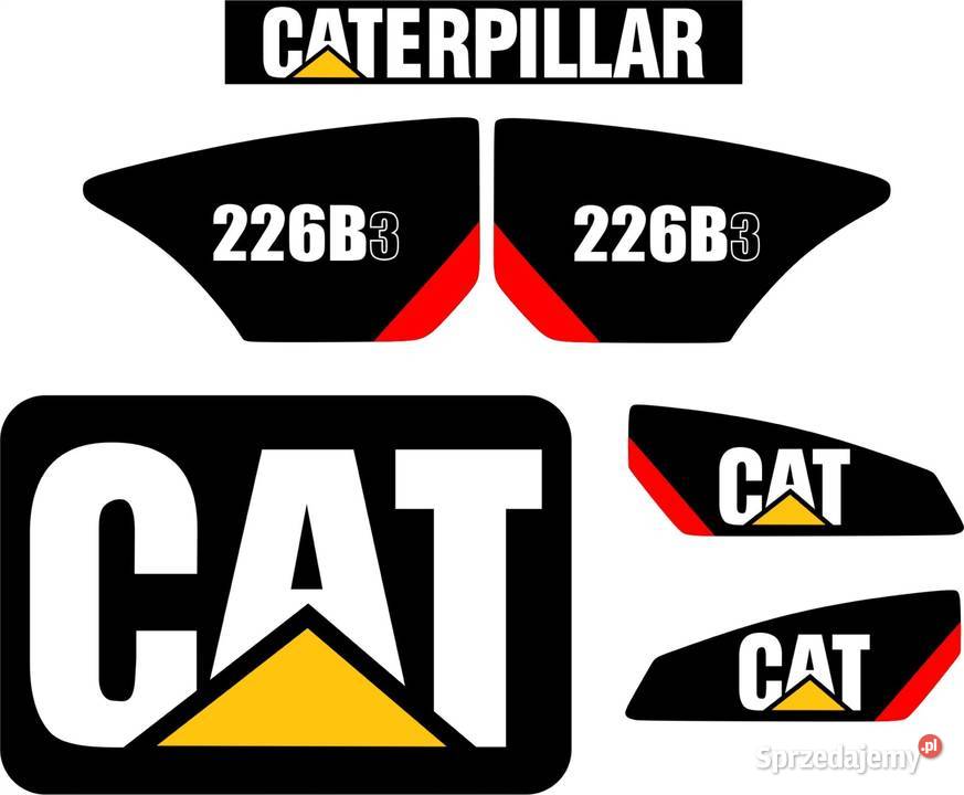 NAKLEJKI NA MASZYNĘ CAT 226B3 Nakło nad Notecią