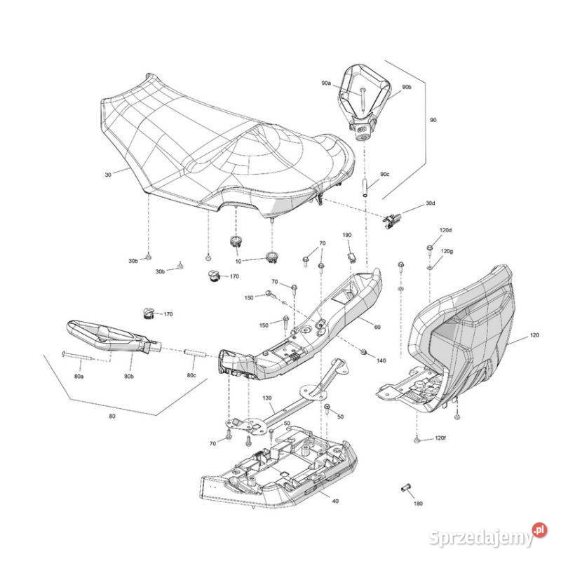 Siedzenie kanapa do quada CanAm OUTLANDER BRP