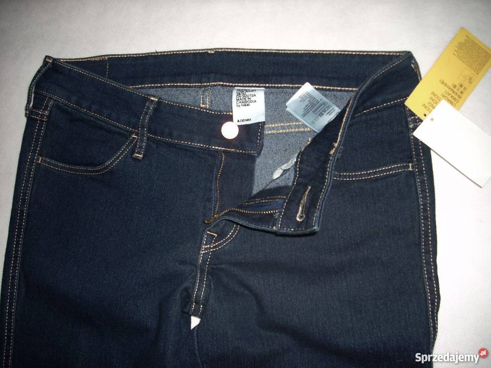 HM dżinsy granat rurki jeansy NOWE 2832 S Dżins Nowy Sącz