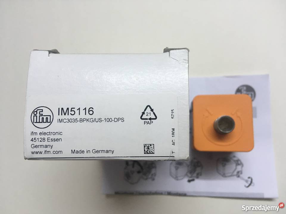 Czujnik IMF IM5116 IMC3035 BPKG US 100 DPS