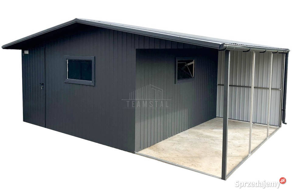 Garaż blaszany Domek Schowek 4x6m Wiata 2x6m Krynica-Zdrój