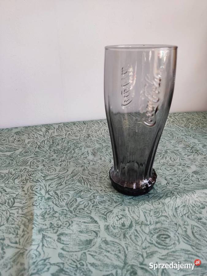 Szklanka kolekcjonerska Coca Cola przydymiona Głuchołazy