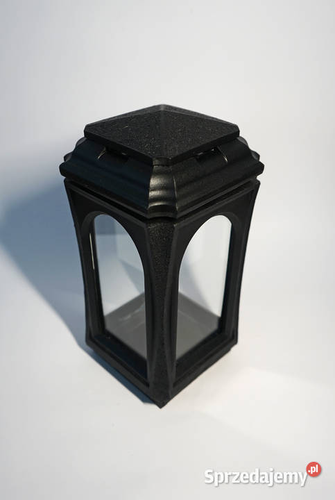 Czarny znicz żywiczny lampion neo śląskie Częstochowa sprzedam