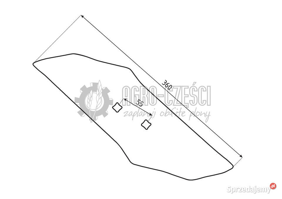 LEMKEN DŁUTO S2W PRAWE 3365540 LEWE 3365541 Skoroszyce