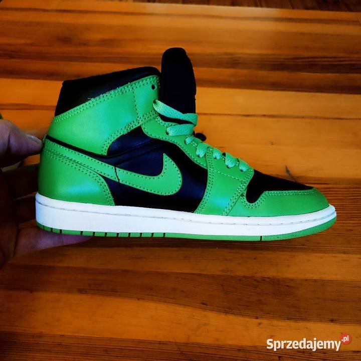 Buty Nike Air Jordan 1 Mid Zielone Czarne 385 23cm Bytom