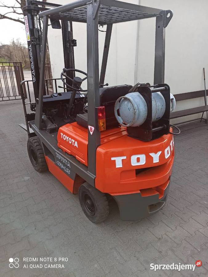 Wozek widlowy Toyota 4fg15 automat Gaz Sieradz