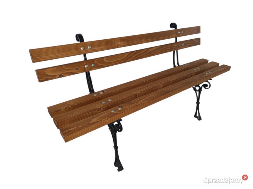 Ławka klasyczna 150 aluminiowe nogi proste