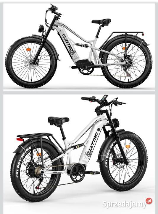 Rower elektryczny górskomiejski fatbike nowy Gołkowice Dolne