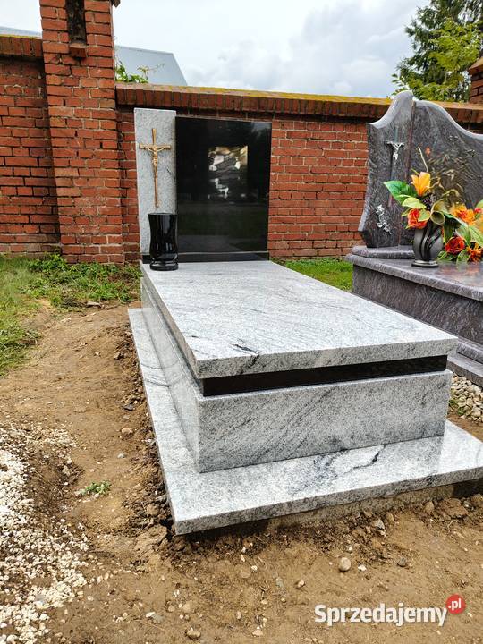 Nagrobek 20 Pojedynczy 190 x 90 Viscount White dolnośląskie Szczytna