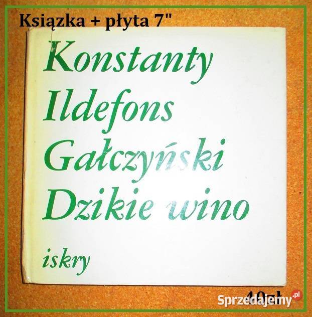 Tadeusz Nowak Wiersze wybranewierszepłyta Łódź