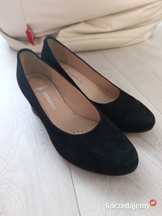 Czarne Damskie Buty Grodecki czarny Radom