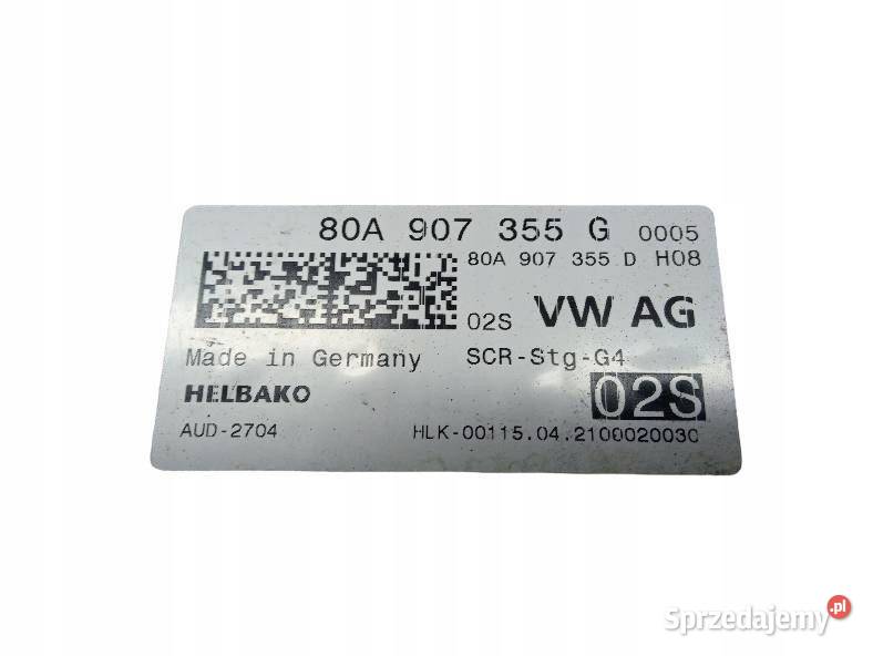 MODUŁ ADBLUE 80A907355G Audi A6 V 2018 C8