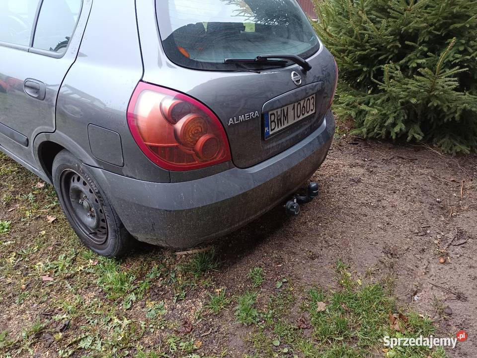 Hak nissan almera n16 hatchback nowy Z papierami osobowe Bruszewo
